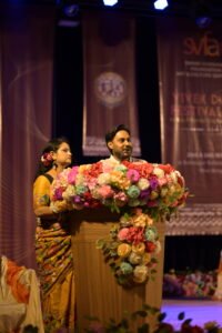 Anirban Ghosh (Bappa) anchor at Vivek Dance Festival.