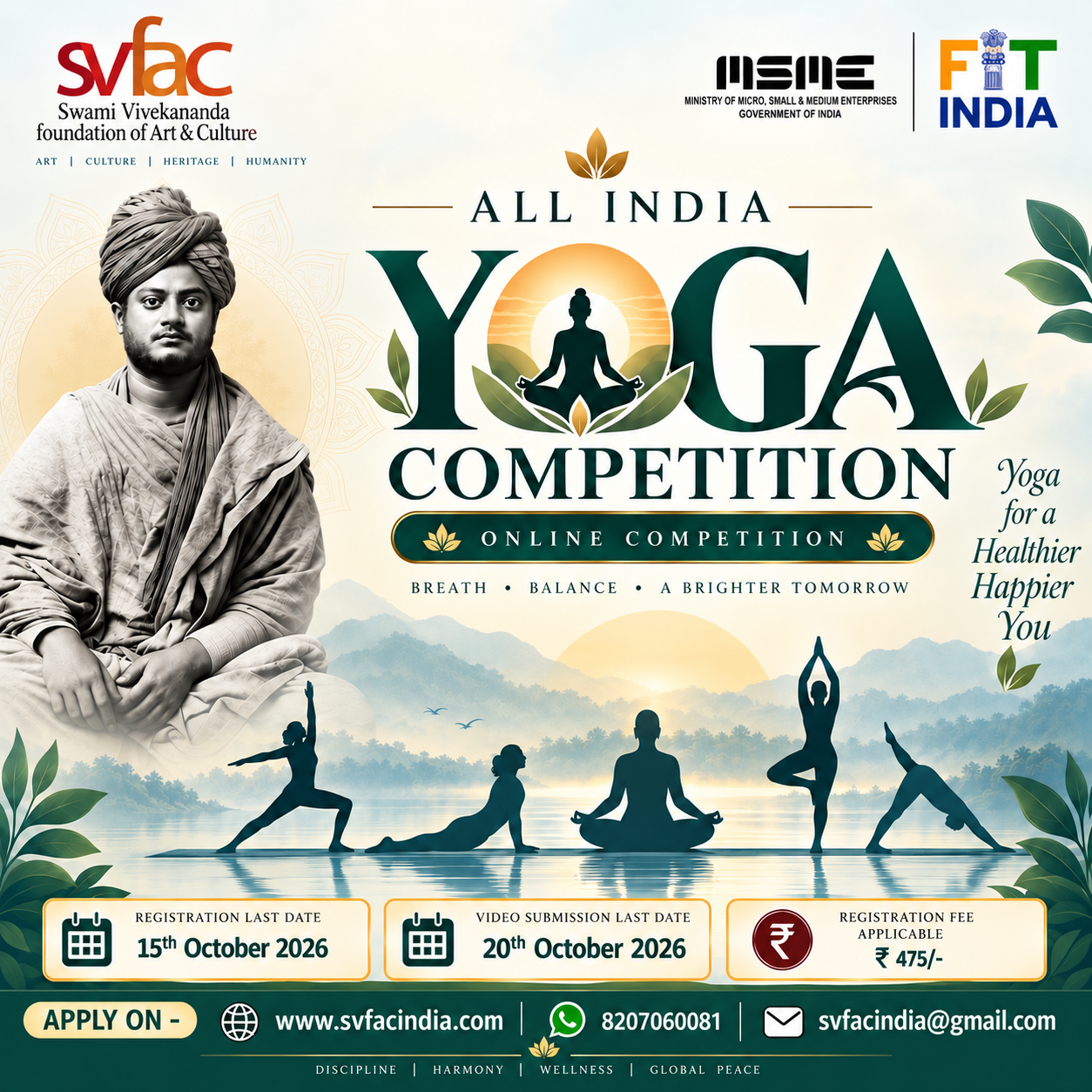 VIVEK All India Yoga Comepetition