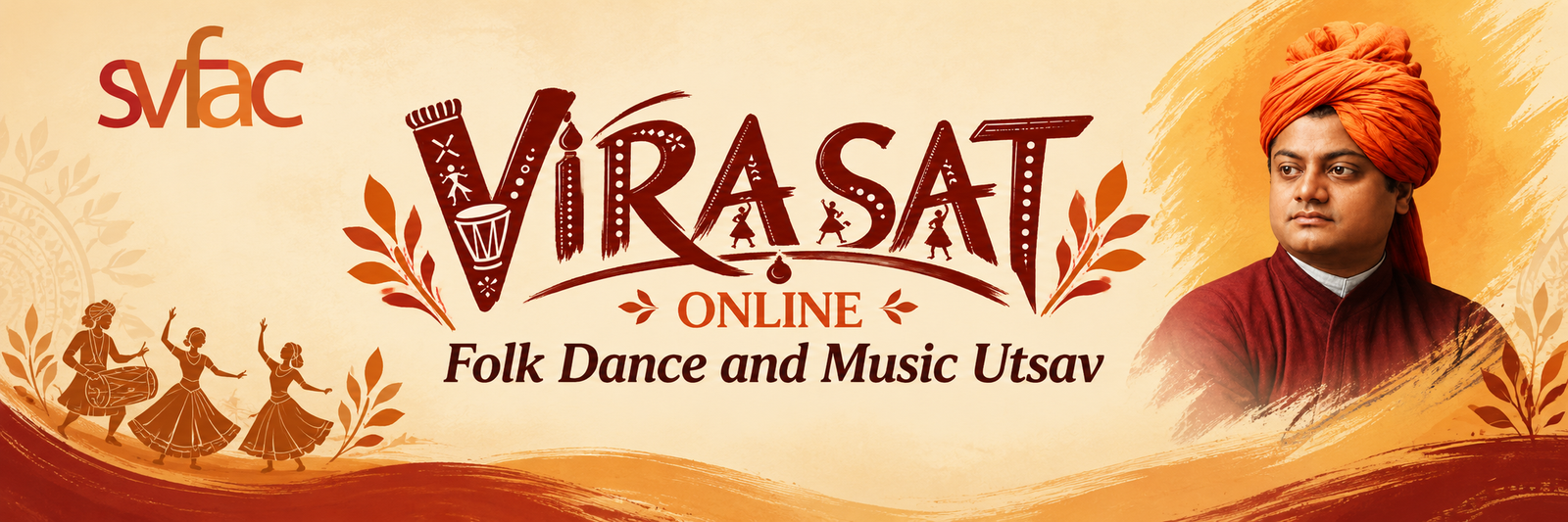 VISARAT All India online Folk Dance & Music Competition registration banner